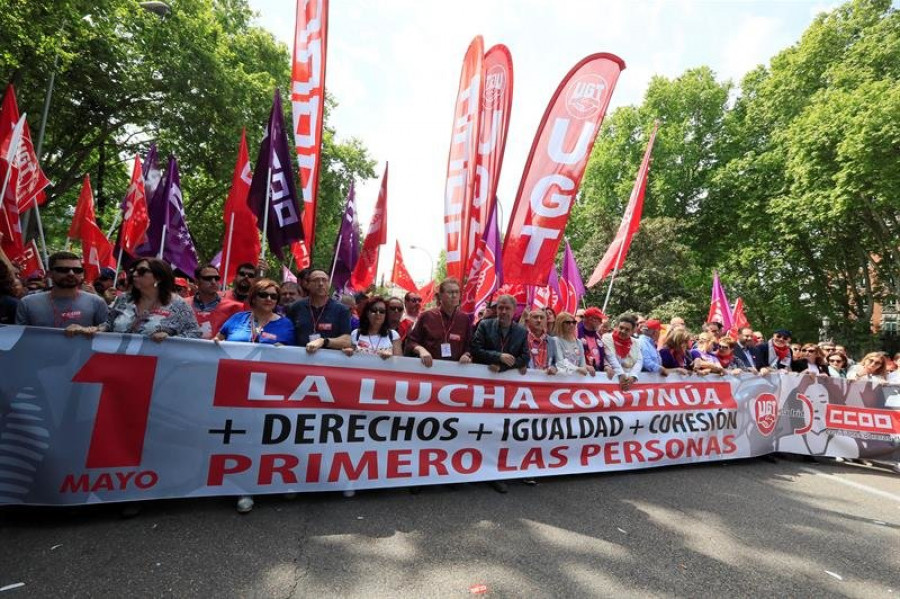 Estas son las manifestaciones convocadas en Galicia por el 1 de mayo