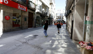 Avanza la reforma de San Andrés, en A Coruña: los peatones ya pueden transitar entre las calles Sol y Torreiro